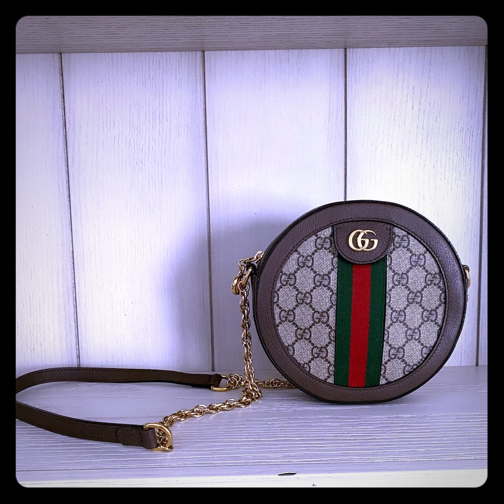 Gucci Ophidia Mini GG Supreme Canvas Crossbody Bag